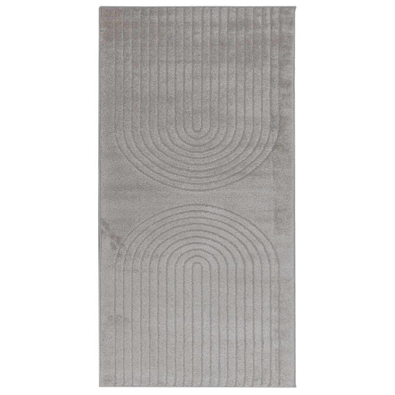 Dywany pokojowe Prostokątny GALATI Szary 150 x 80 cm Poliester