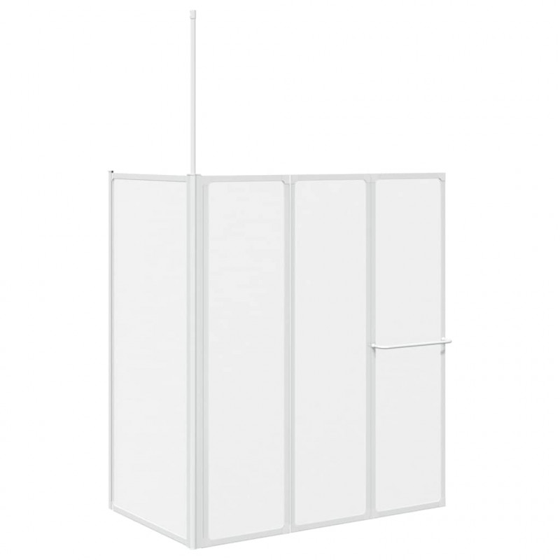 Ekran do kąpieli Mrożone 120 x 70 x 137 cm Aluminium