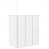 Ekran do kąpieli Mrożone 120 x 70 x 137 cm Aluminium