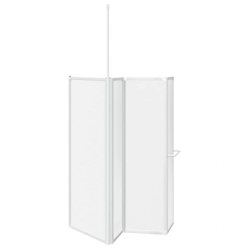 Ekran do kąpieli Mrożone 120 x 70 x 137 cm Aluminium
