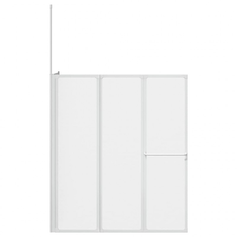 Ekran do kąpieli Mrożone 120 x 70 x 137 cm Aluminium