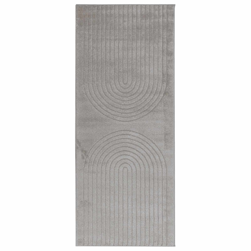 Dywany pokojowe Prostokątny GALATI Szary 200 x 80 cm Poliester