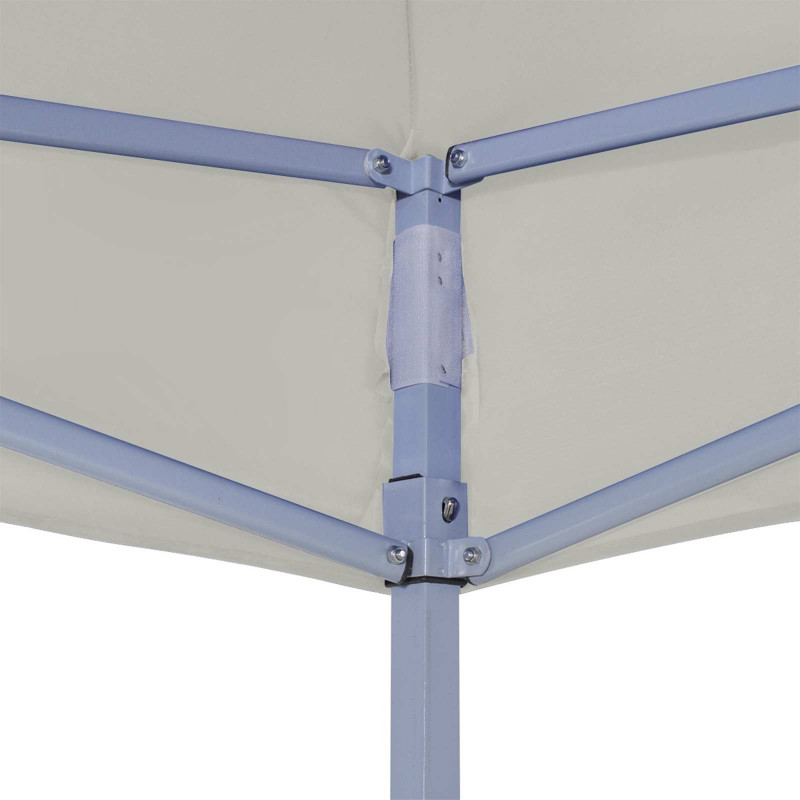 Namiot Imprezowy Kremowy 200 x 200 x 315 cm Materiał Oxford
