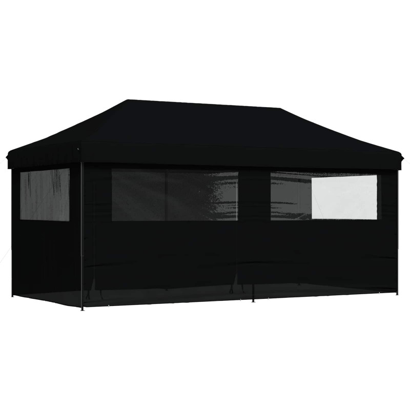 Namiot Imprezowy Czarny 292 x 580 x 315 cm Materiał Oxford