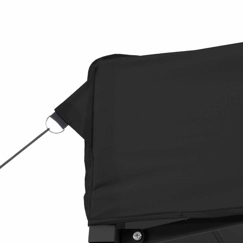 Namiot Imprezowy Czarny 200 x 200 x 306 cm Materiał Oxford