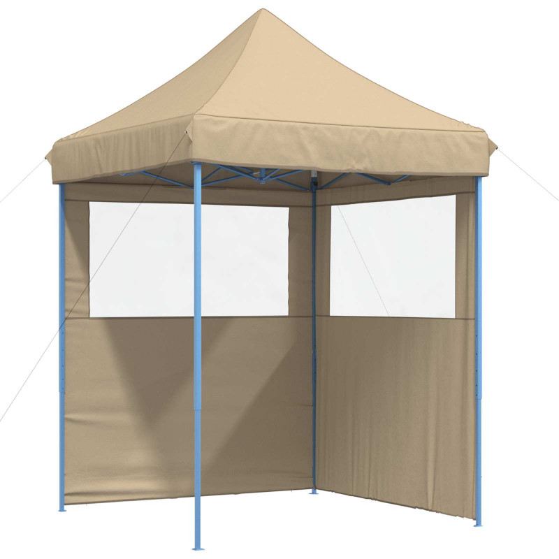 Namiot Imprezowy Beżowy 200 x 200 x 306 cm Materiał Oxford