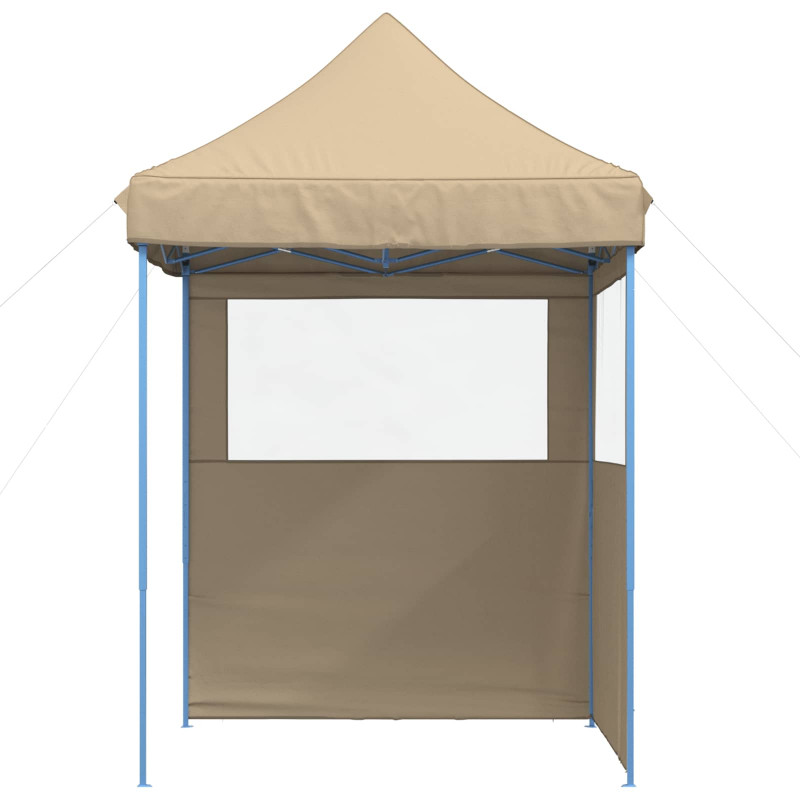 Namiot Imprezowy Beżowy 200 x 200 x 306 cm Materiał Oxford