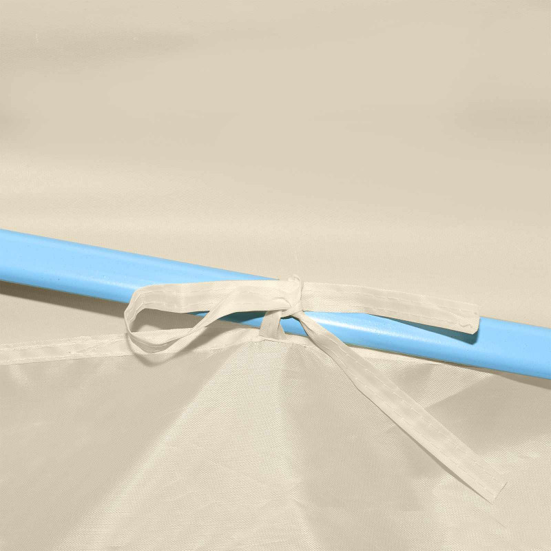 Namiot Imprezowy Kremowy 200 x 200 x 315 cm Materiał Oxford