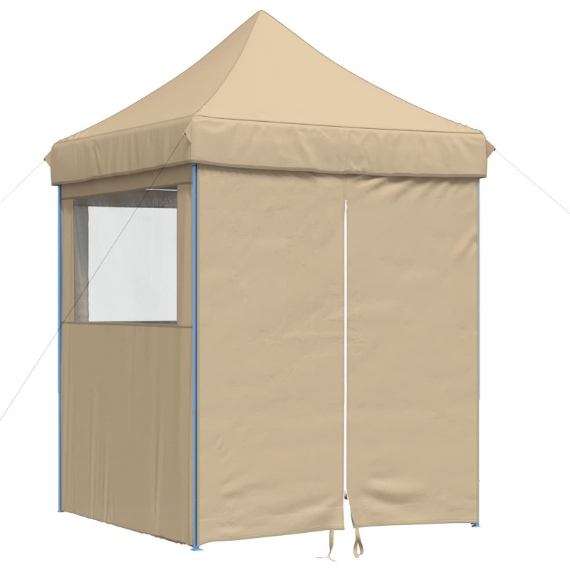 Namiot Imprezowy Beżowy 200 x 200 x 306 cm Materiał Oxford
