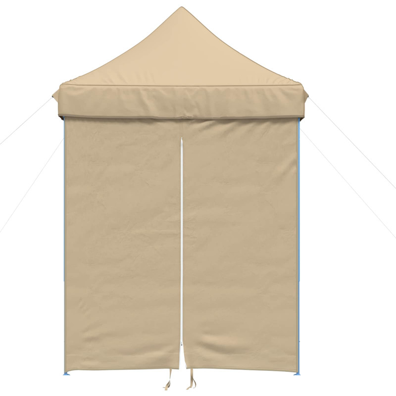 Namiot Imprezowy Beżowy 200 x 200 x 306 cm Materiał Oxford