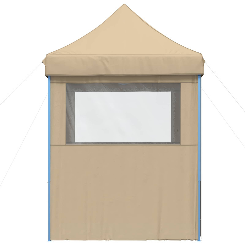 Namiot Imprezowy Beżowy 200 x 200 x 306 cm Materiał Oxford