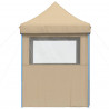 Namiot Imprezowy Beżowy 200 x 200 x 306 cm Materiał Oxford