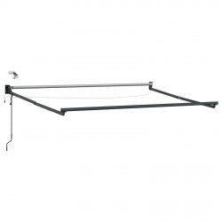 Elektryczna rama markizy składanej Antracyt 3,5 x 2 m Aluminium