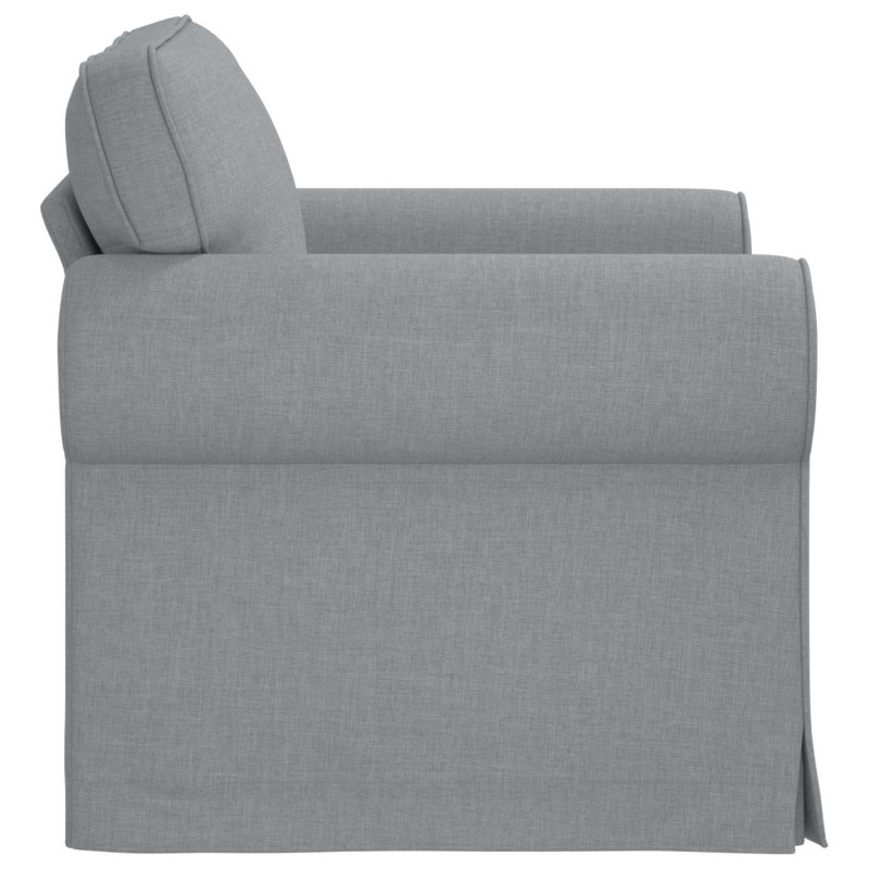 Sofa Jasnoszary 95 x 82 x 80 cm tkanina