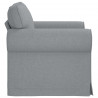 Sofa Jasnoszary 95 x 82 x 80 cm tkanina