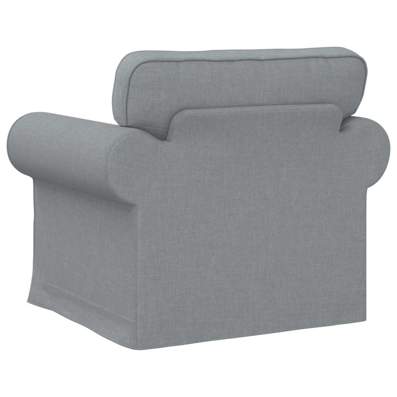 Sofa Jasnoszary 95 x 82 x 80 cm tkanina