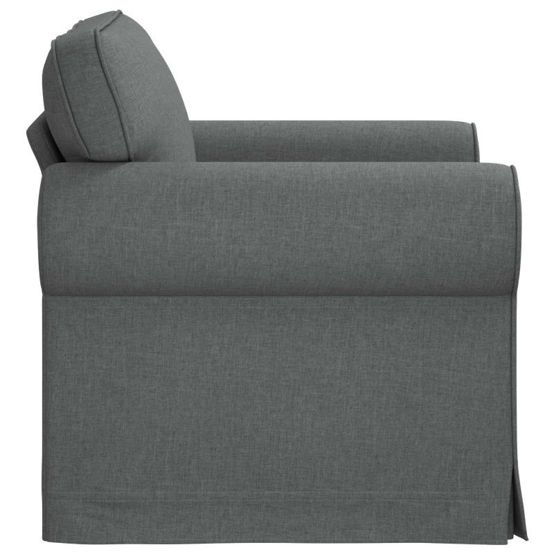 Sofa Ciemnoszary 95 x 82 x 80 cm tkanina