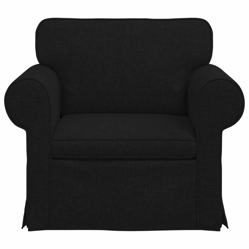 Sofa Czarny 95 x 82 x 80 cm tkanina