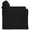 Sofa Czarny 95 x 82 x 80 cm tkanina