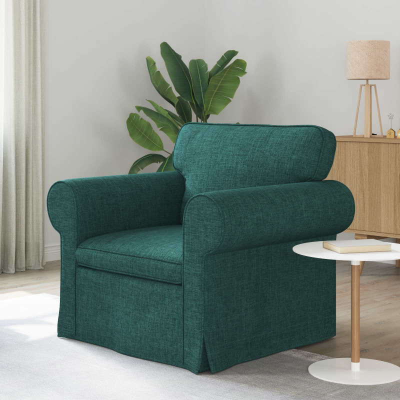Sofa Ciemna zieleń 95 x 82 x 80 cm tkanina