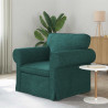 Sofa Ciemna zieleń 95 x 82 x 80 cm tkanina