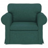 Sofa Ciemna zieleń 95 x 82 x 80 cm tkanina