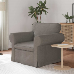 Sofa Ciemnoszary 95 x 82 x 80 cm tkanina
