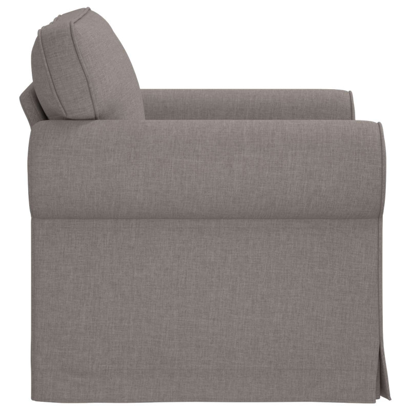 Sofa Ciemnoszary 95 x 82 x 80 cm tkanina