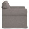 Sofa Ciemnoszary 95 x 82 x 80 cm tkanina
