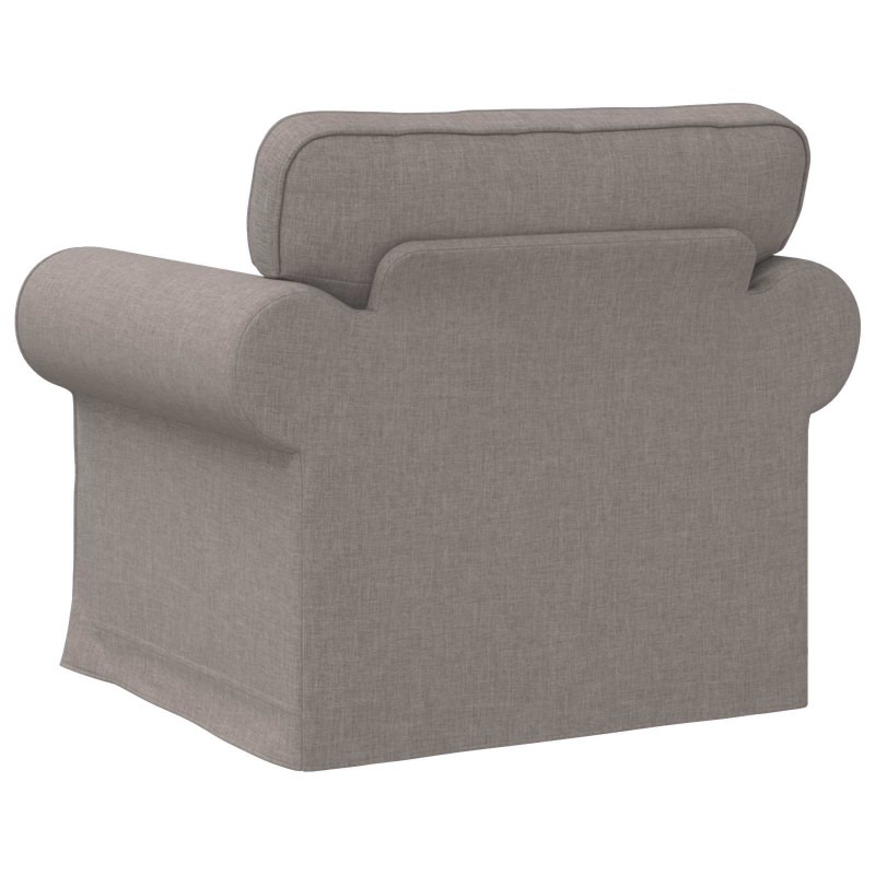 Sofa Ciemnoszary 95 x 82 x 80 cm tkanina