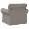 Sofa Ciemnoszary 95 x 82 x 80 cm tkanina