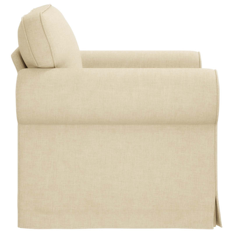 Sofa Kremowy 95 x 82 x 80 cm tkanina