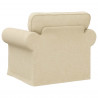 Sofa Kremowy 95 x 82 x 80 cm tkanina
