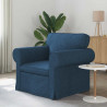 Sofa Niebieski 95 x 82 x 80 cm tkanina