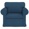 Sofa Niebieski 95 x 82 x 80 cm tkanina