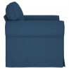 Sofa Niebieski 95 x 82 x 80 cm tkanina