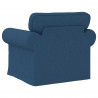 Sofa Niebieski 95 x 82 x 80 cm tkanina