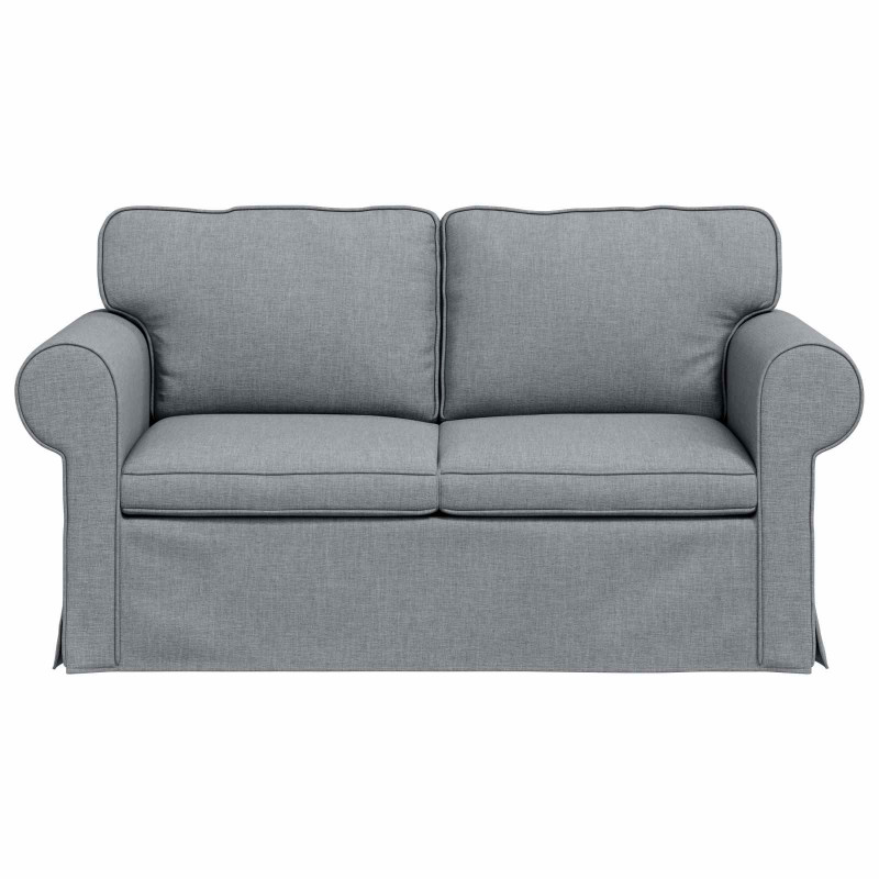 Sofa Jasnoszary 155 x 82 x 80 cm tkanina