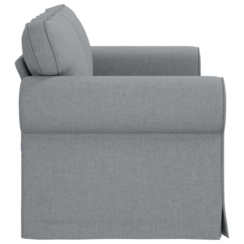 Sofa Jasnoszary 155 x 82 x 80 cm tkanina