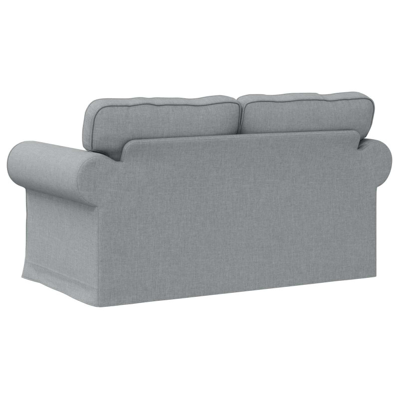 Sofa Jasnoszary 155 x 82 x 80 cm tkanina