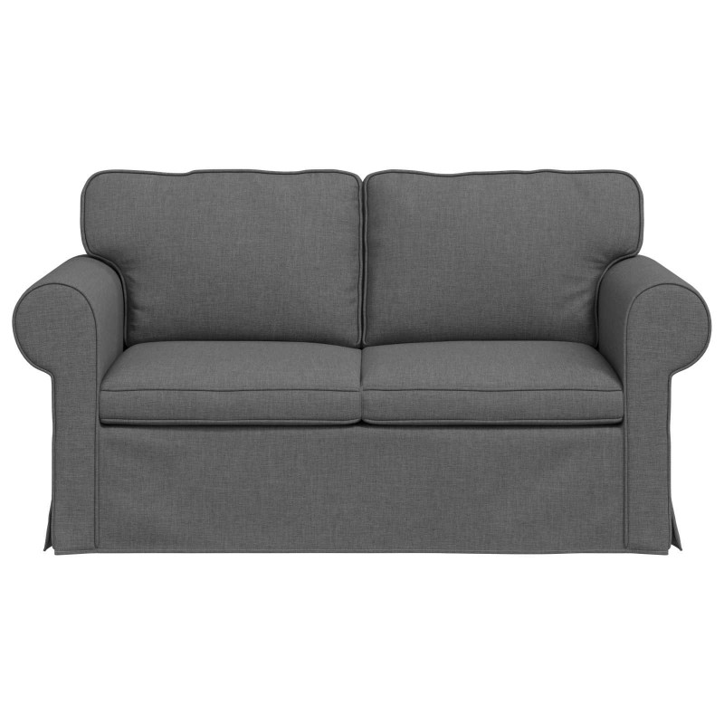 Sofa Ciemnoszary 155 x 82 x 80 cm tkanina