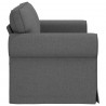 Sofa Ciemnoszary 155 x 82 x 80 cm tkanina