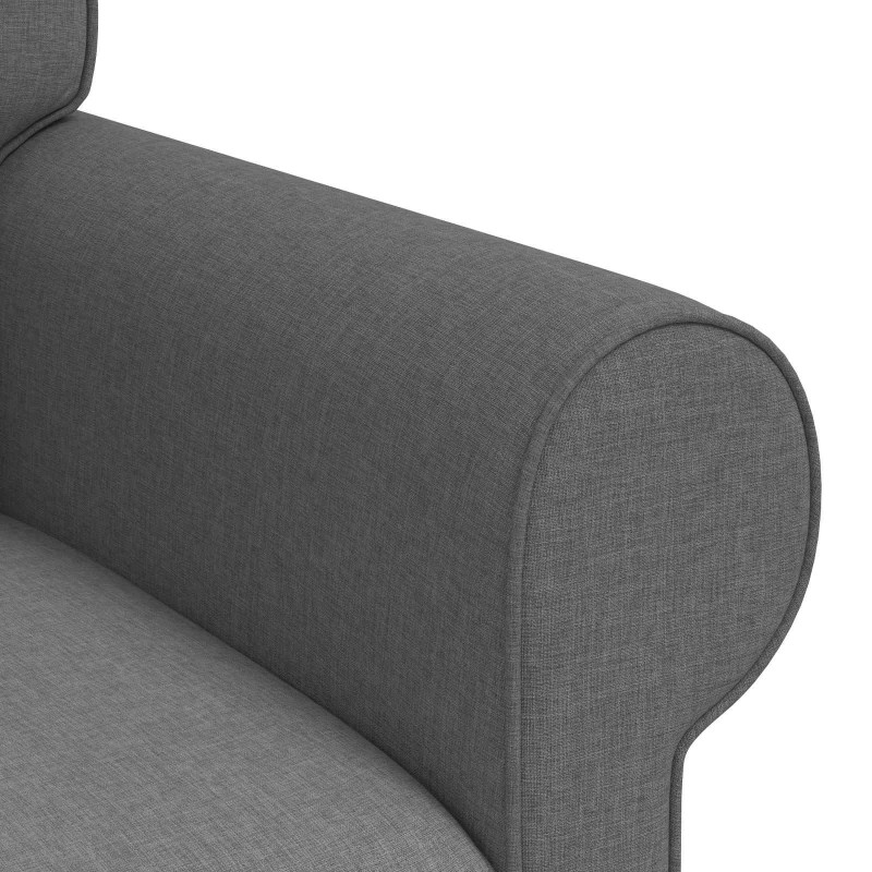 Sofa Ciemnoszary 155 x 82 x 80 cm tkanina
