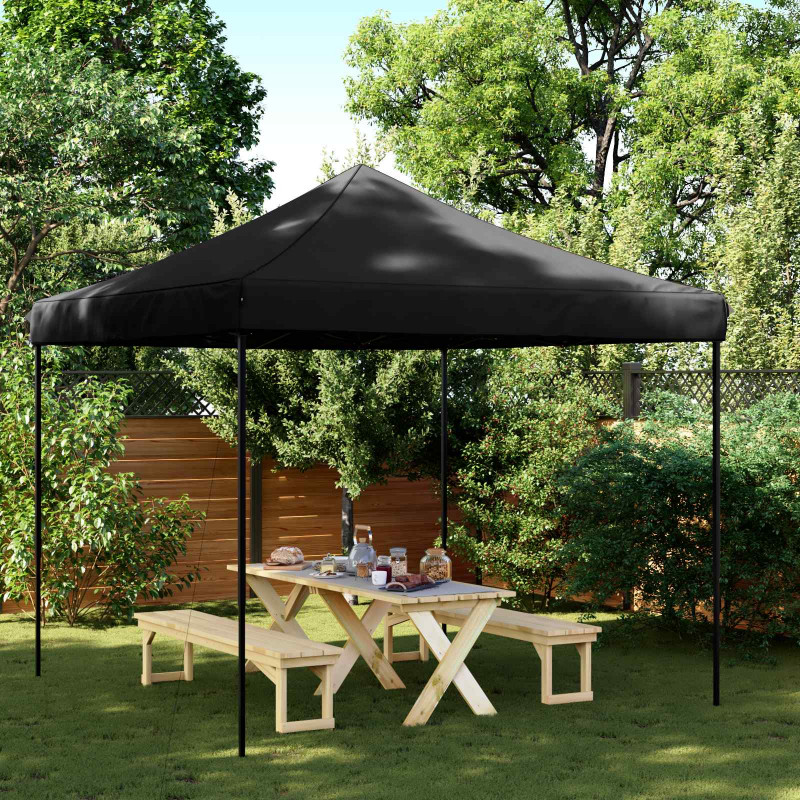 Namiot Imprezowy Czarny 292 x 292 x 315 cm Materiał Oxford