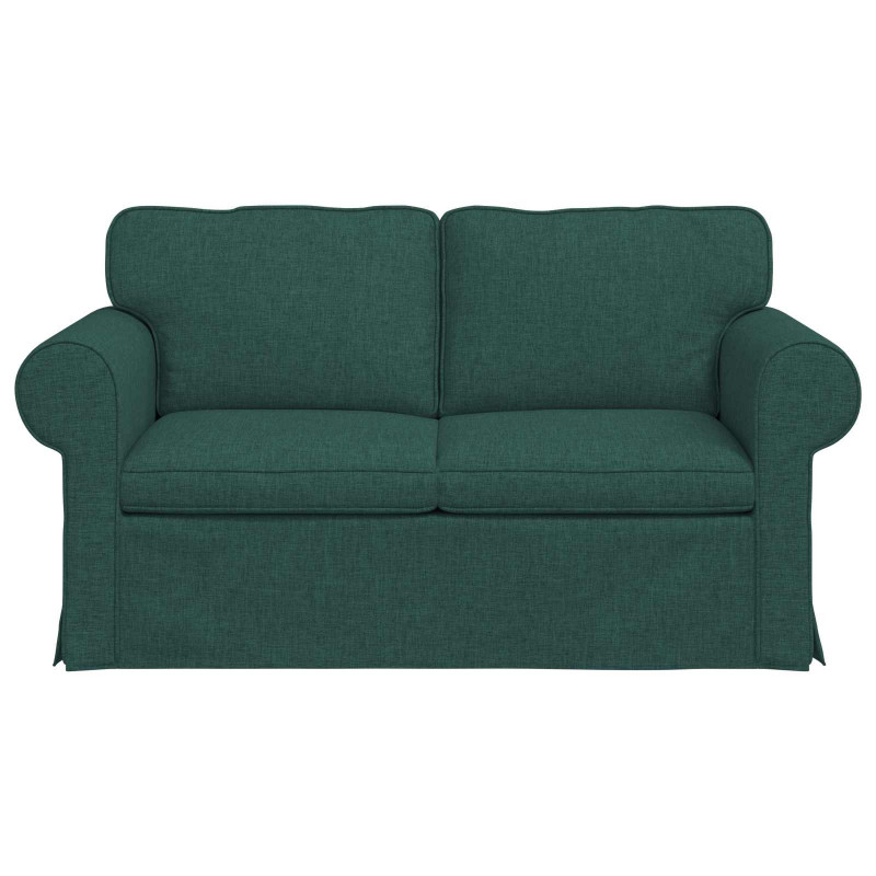 Sofa Ciemna zieleń 155 x 82 x 80 cm tkanina