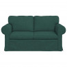 Sofa Ciemna zieleń 155 x 82 x 80 cm tkanina
