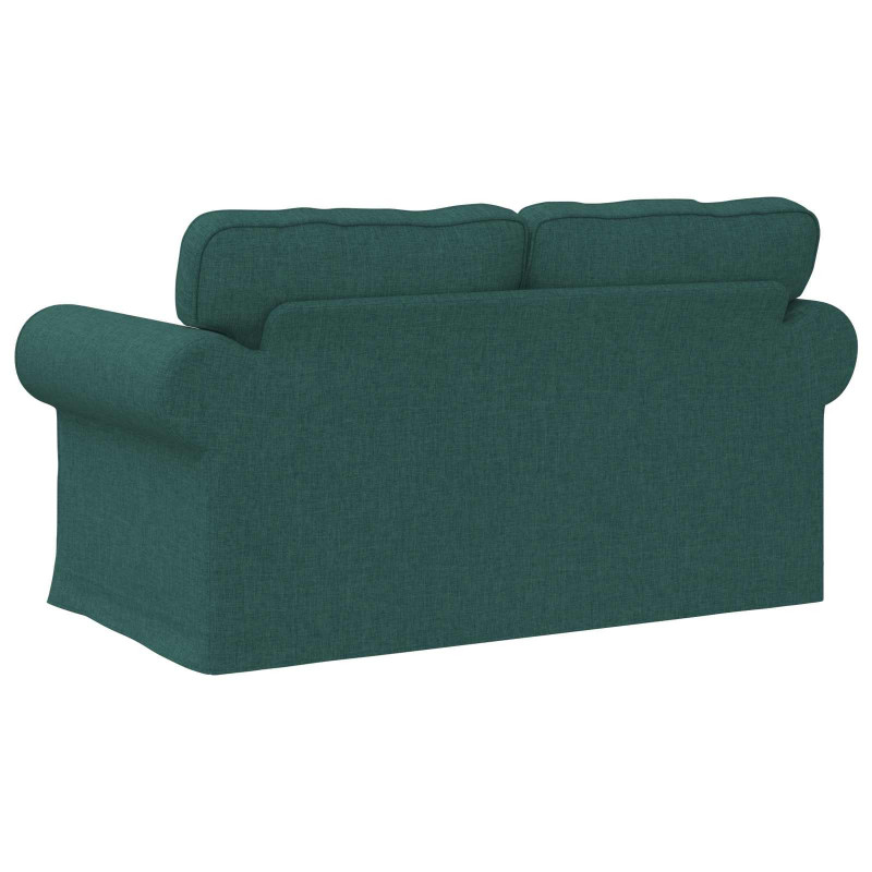 Sofa Ciemna zieleń 155 x 82 x 80 cm tkanina