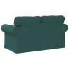 Sofa Ciemna zieleń 155 x 82 x 80 cm tkanina