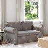 Sofa Ciemnoszary 155 x 82 x 80 cm tkanina