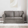 Sofa Ciemnoszary 155 x 82 x 80 cm tkanina